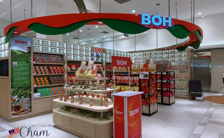 伊勢丹フードマーケット内にあるBOHの販売売り場