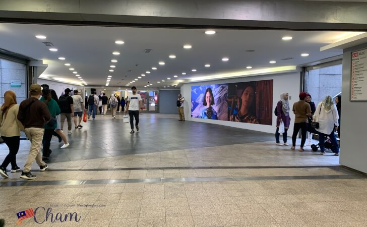 スリアKLCCのコンコースに繋がる通路