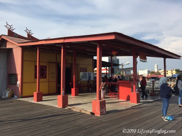 姓周橋（chew jetty）にある埠頭