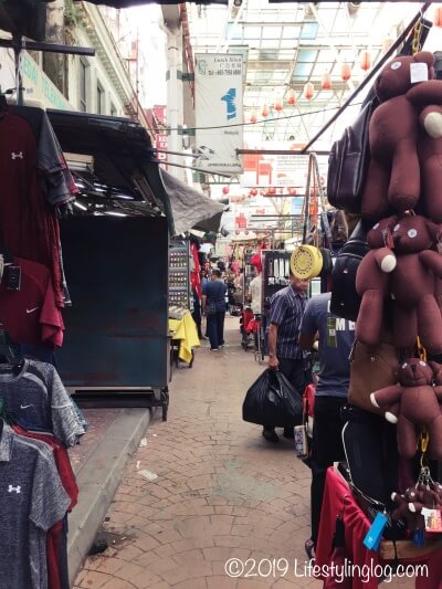 Petaling Streetにある露店