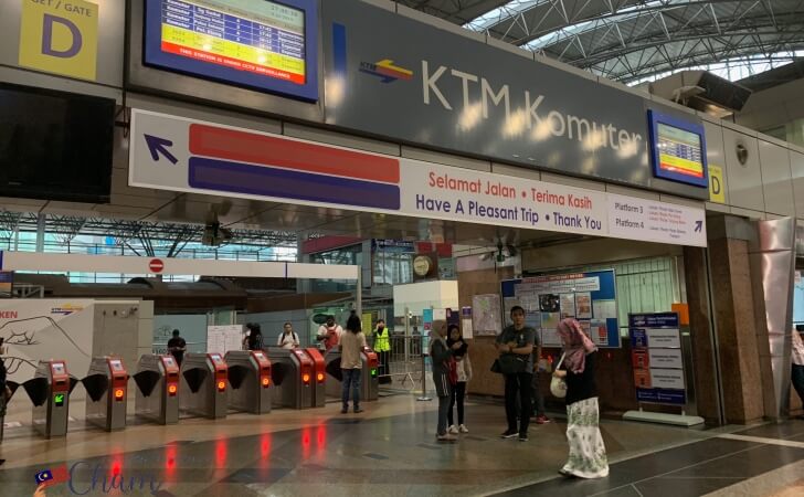 KLセントラルにあるKTMコミューターの駅