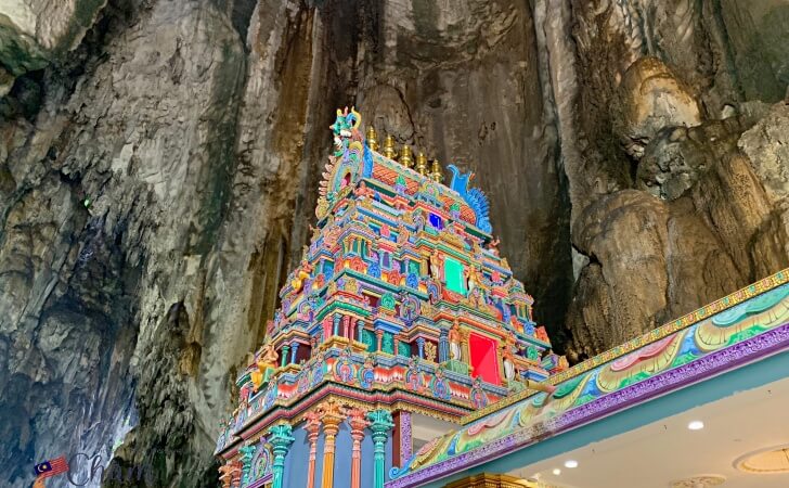 Sri Velayuthar Templeの装飾