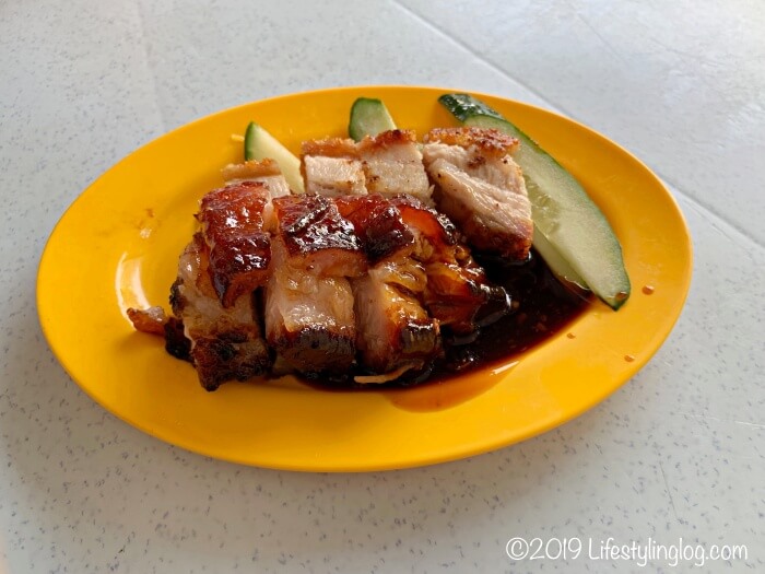 Restoran Char Siew Yoongのチャーシューとローストポーク