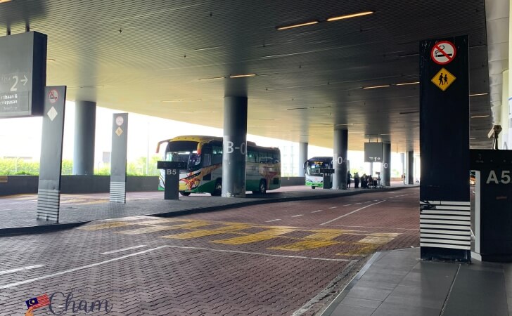 バス乗り場があるgateway@klia2のレベル1