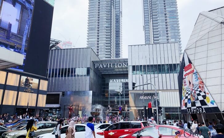 クアラルンプールにあるPavilion（パビリオン）