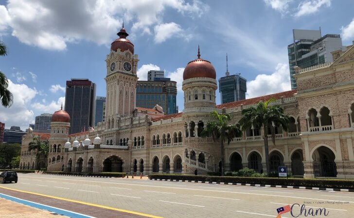 クアラルンプールにあるSultan Abdul Samad Building（スルタン・アブドゥル・サマド・ビル）