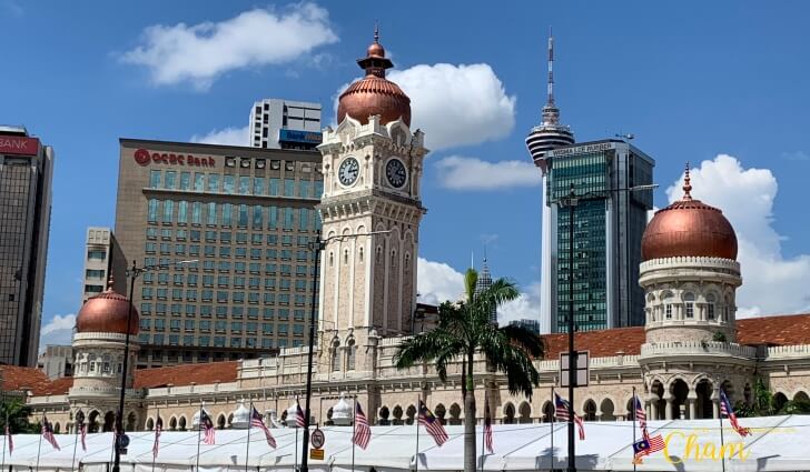 クアラルンプールにあるSultan Abdul Samad Building（スルタン・アブドゥル・サマド・ビル）