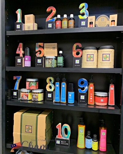 TANAMERA（タネメラ）の人気商品をディスプレイしたもの