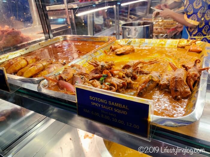 Nasi Kandar Pelitaの料理