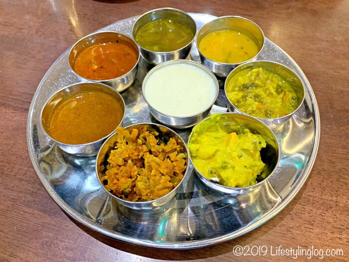 Indian Spices Villageのレギュラーミールのセット