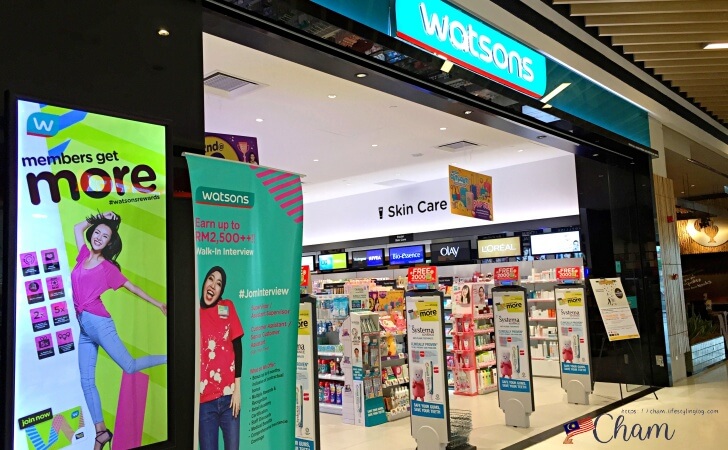 マレーシアにあるWatsons（ワトソンズ）の店舗