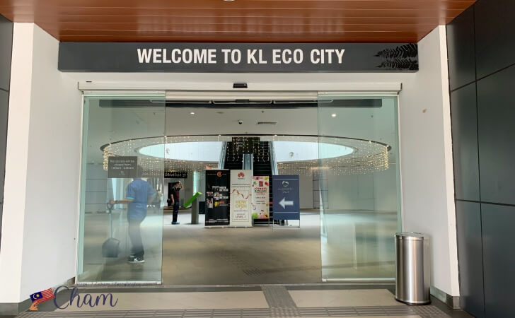 KL Eco Cityの入口