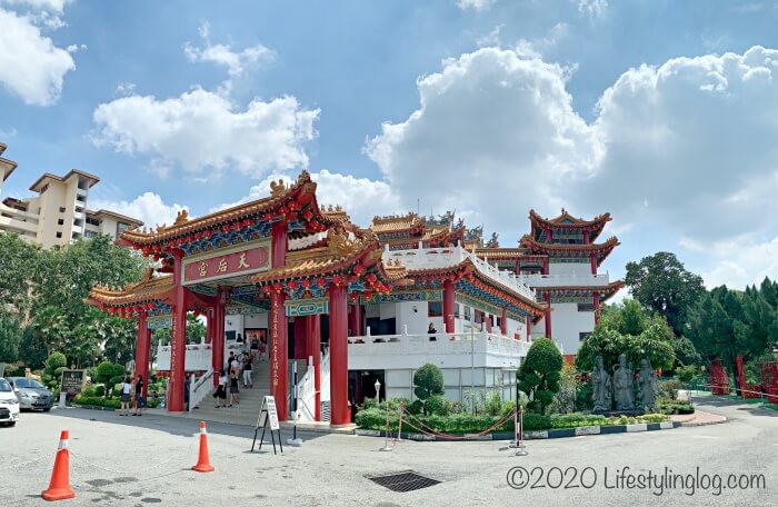 クアラルンプールにある天后宮（Thean Hou Temple）の全体像