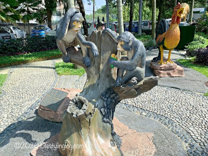 クアラルンプールの天后宮（Thean Hou Temple）の敷地内にある申