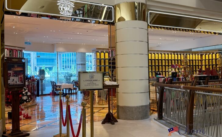 ザガーデンズモールにあるTWG