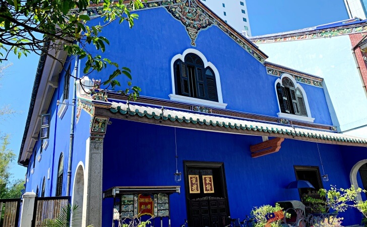 インディゴブルーのブルーマンション(Cheong Fatt Tze Mansion)