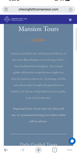 ブルーマンションの見学予約ページ