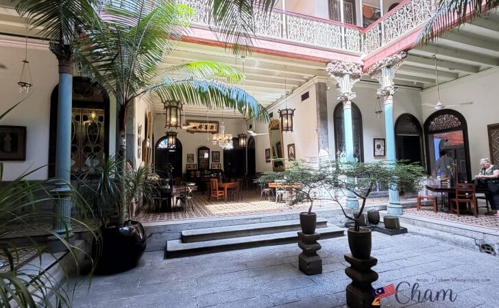 ブルーマンション(Cheong Fatt Tze Mansion)のセントラルコートヤード