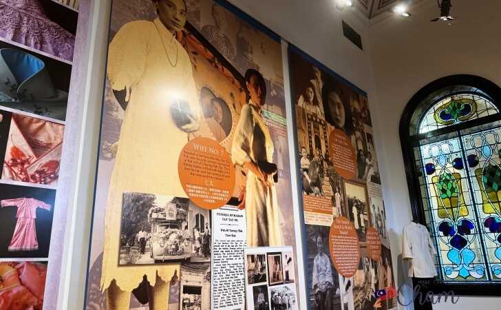 ブルーマンション(Cheong Fatt Tze Mansion)に展示されているチョンファッツィーの7番目の妻