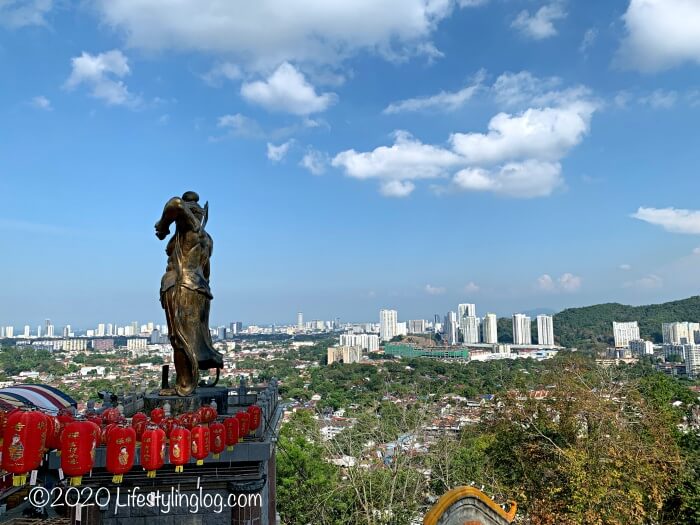 極楽寺（Kek Lok Si Temple）から見えるペナンの絶景