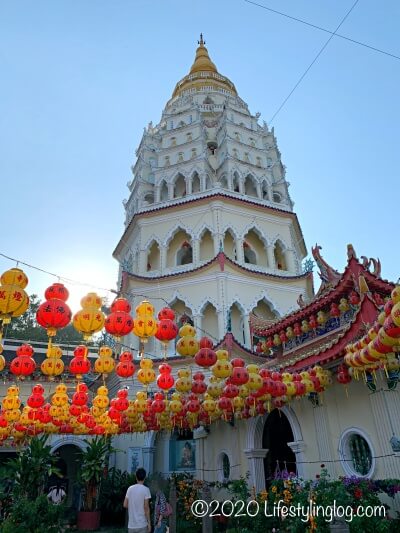 極楽寺（Kek Lok Si Temple）にある7層のパゴダ