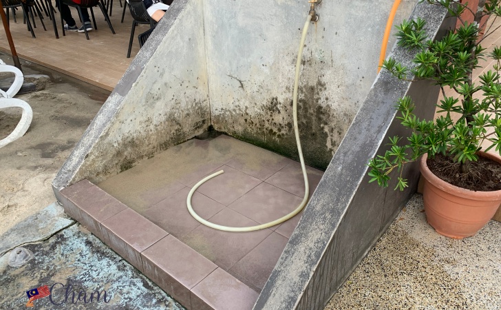 ペナンのBatu Ferringhi(バトゥフェリンギ)にあるスターバックスのサンセットバーから見える風景