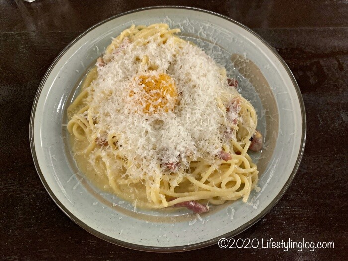 VCRのSmoky Carbonara