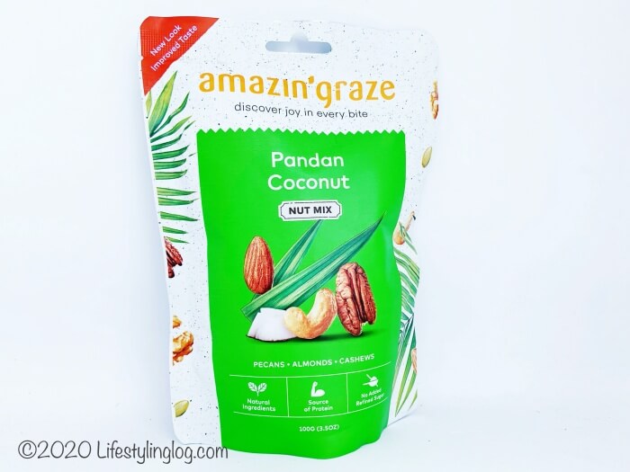 Amazin' GrazeのPandan Coconutミックスナッツ