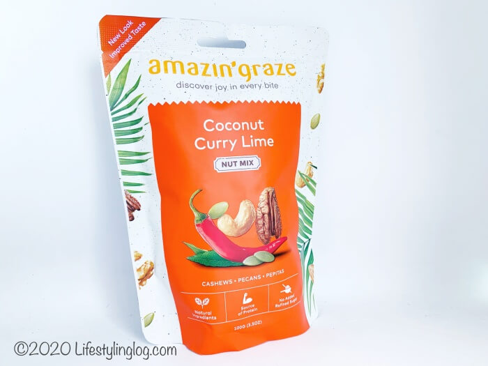 Amazin' GrazeのCoconut Curry Limeミックスナッツ