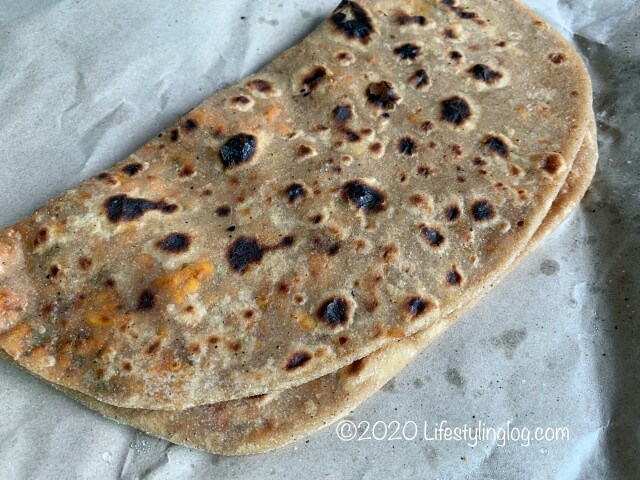 The Ganga CafeのPaneer Paratha