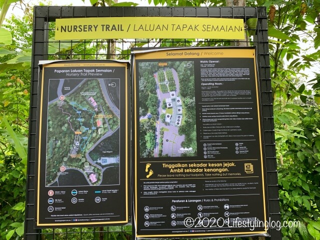 Taman TuguのNursery Trailsの地図