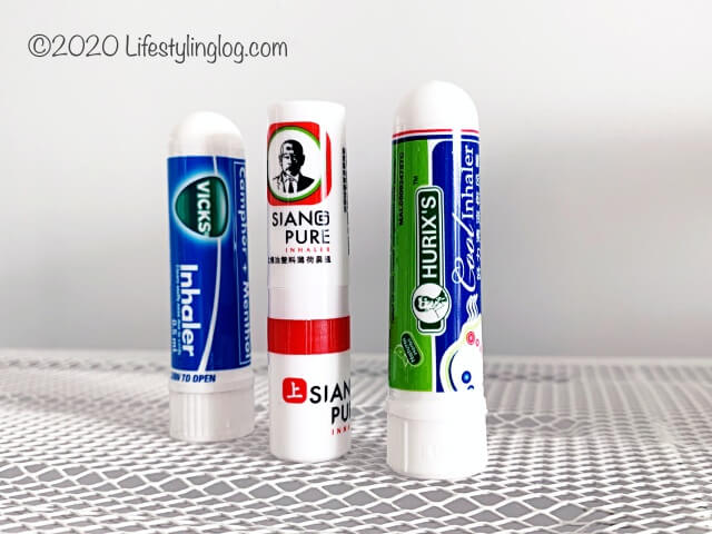 VICKS・Siang Pire・Hurix'sのInhaler（インヘラー・嗅ぎ薬）