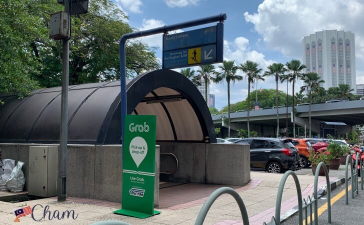 クアラルンプール駅からMalayan Railway Administration Buildingに繋がる通路の入口