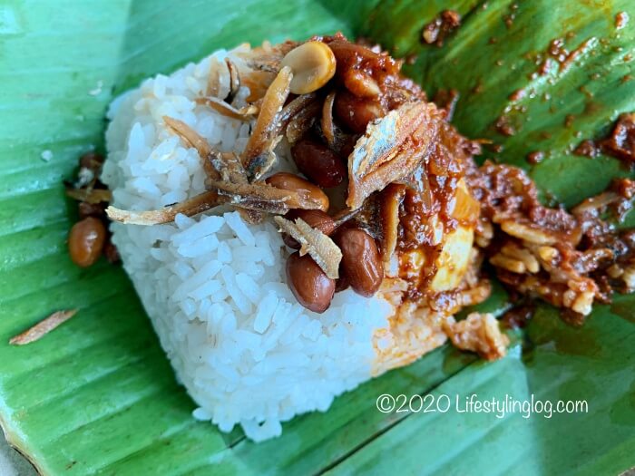 Kwong Wah Ice Kacang（光華）のNasi Lemak