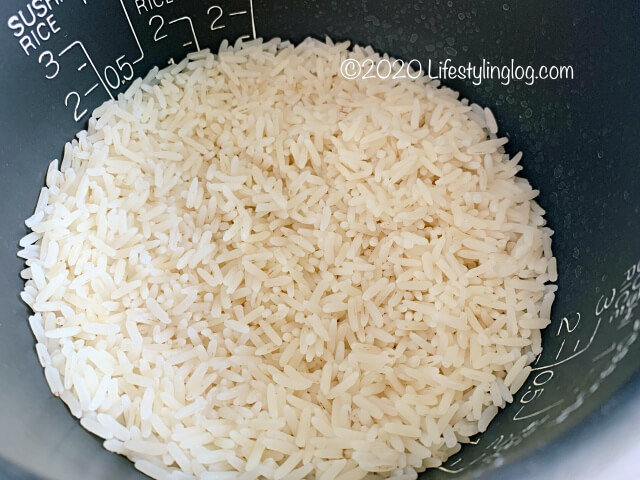 炊飯器で炊いたParboiled Rice（パーボイルドライス）