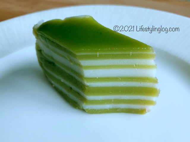 Kuih Lapis Pandan（クエラピスパンダン）