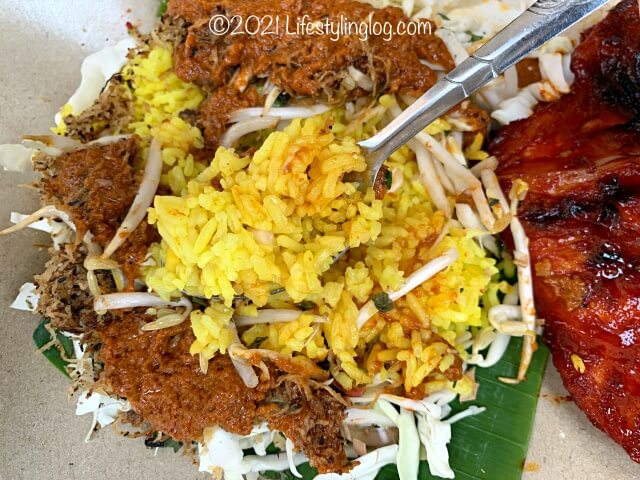 KELATE KITCHENのNasi Kerabu（ナシクラブ）