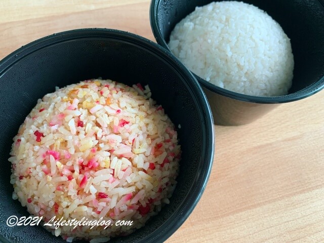 Madam Kwan'sのココナッツライスとBojari Rice