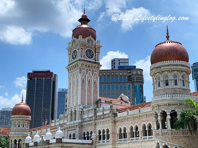 ムガル建築様式を取り入れたSultan Abdul Samad Building（スルタン・アブドゥル・サマド・ビル）