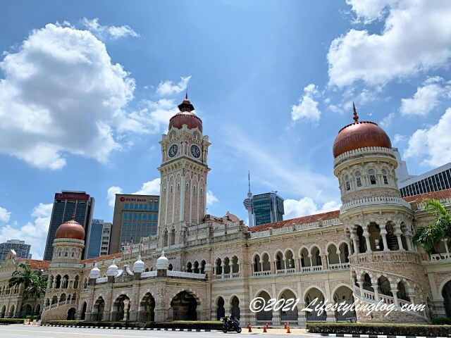 Sultan Abdul Samad Building（スルタン・アブドゥル・サマド・ビル）の全体像