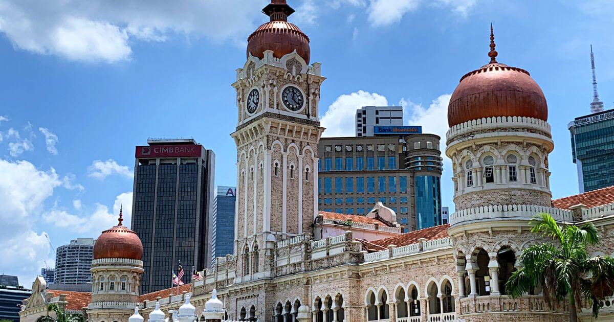 クアラルンプールにあるSultan Abdul Samad Building（スルタン・アブドゥル・サマド・ビル）