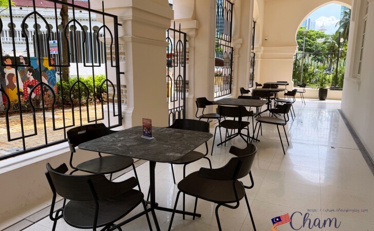 Sultan Abdul Samad Buildingにあるロイヤルスランゴールのカフェスペース