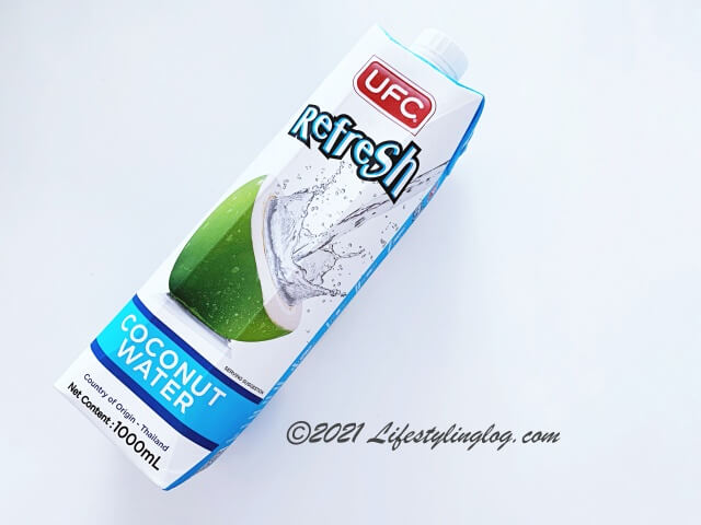 UFC Refresh Coconut Waterのココナッツウォーター