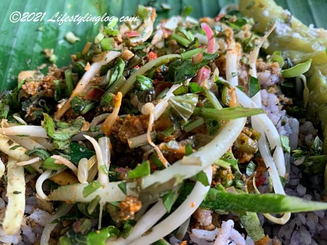 Nasi Kerabu（ナシクラブ）に使われているUlam（ウラム）