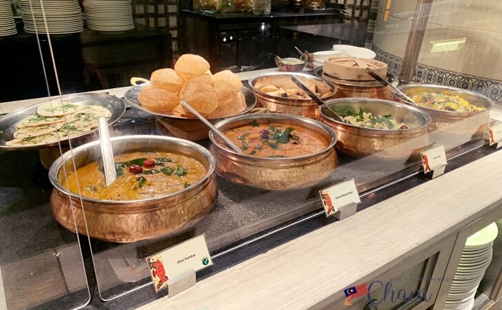 Mandarin Oriental Kuala Lumpur（マンダリンオリエンタルクアラルンプール）の朝食ビュッフェのインド料理セクション