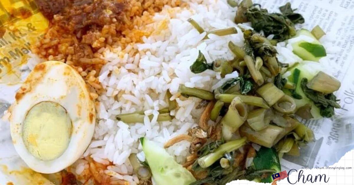 客家炸肉のナシレマ（ナシルマ）を提供するTaste Legendary Nasi Lemak Chow Kit Market 秋傑路巴剎 炸肉椰漿飯