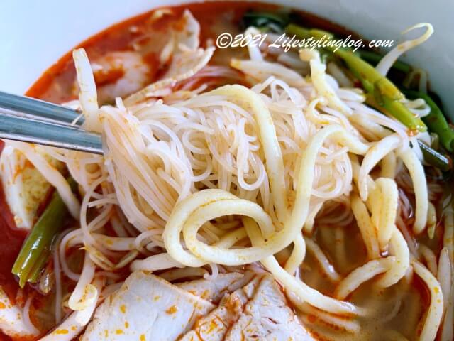 ペナンホッケンミーの麺