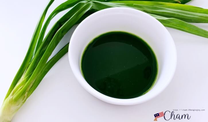 パンダンの葉から抽出したパンダンジュース