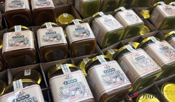 オリエンタルコピのココナッツカヤジャムとパンダンカヤ