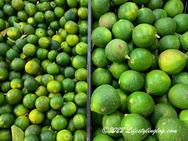 Calamansi（カラマンシー）とKey Lime（キーライム）